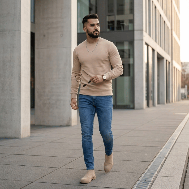 طقم ڤيستا الرجالي – أناقة يومية ستايل عصري