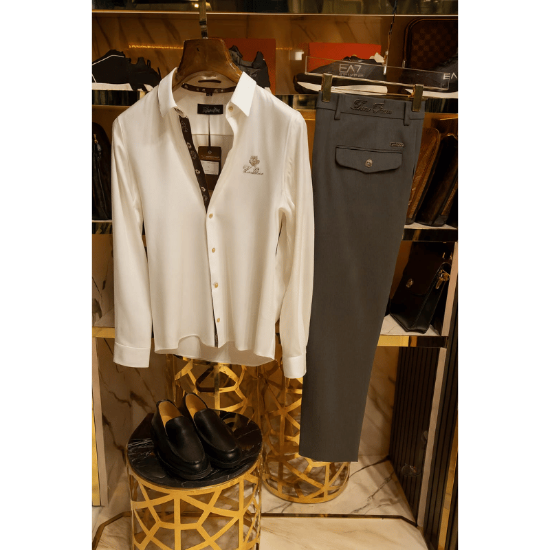 طقم النخبة الرجالي – إطلالة فاخرة متكاملة (3 قطع)