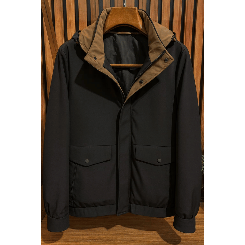 جاكيت الدفء العملي الرجالي – تصميم أنيق بثلاثة ألوان