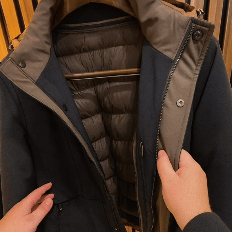 جاكيت الدفء العملي الرجالي – تصميم أنيق بثلاثة ألوان