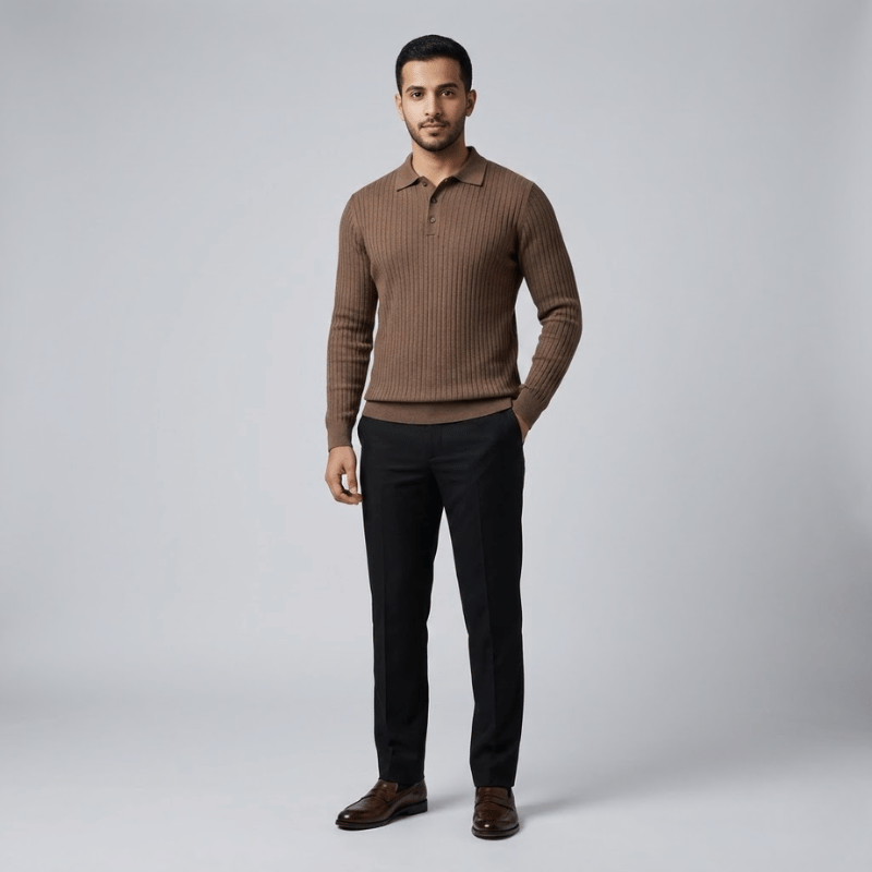 طقم الهيبة الرجالي – إطلالة شتوية متكاملة