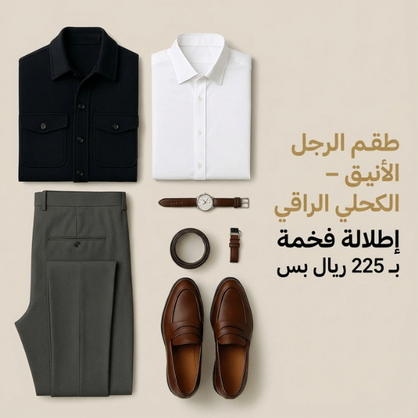 طقم الرجل الأنيق