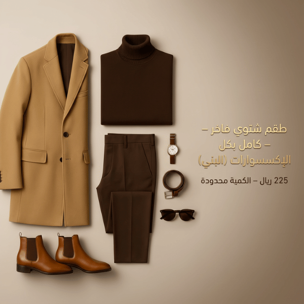 طقم شتوي فاخر – كامل بكل الإكسسوارات