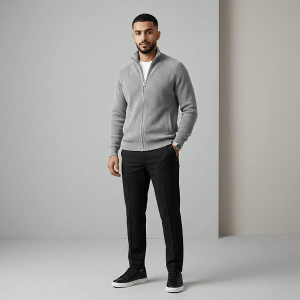 طقم رجالي متكامل أنيق – إطلالة كاملة جاهزة للطلعات والدوام