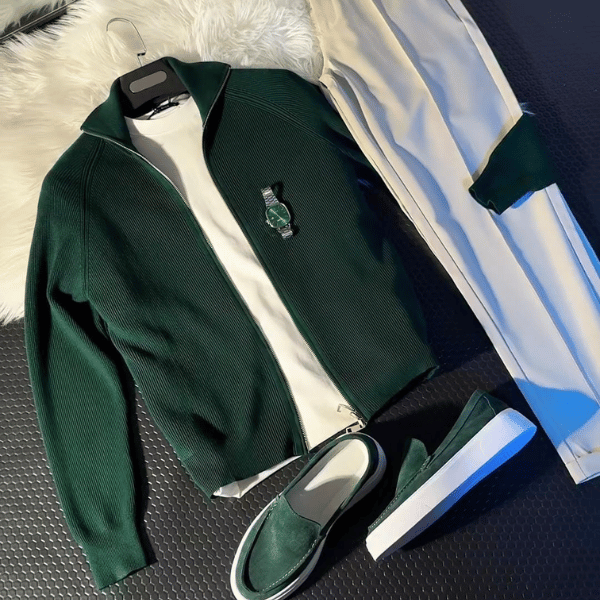 طقم رجالي متكامل أنيق – إطلالة كاملة جاهزة للطلعات والدوام