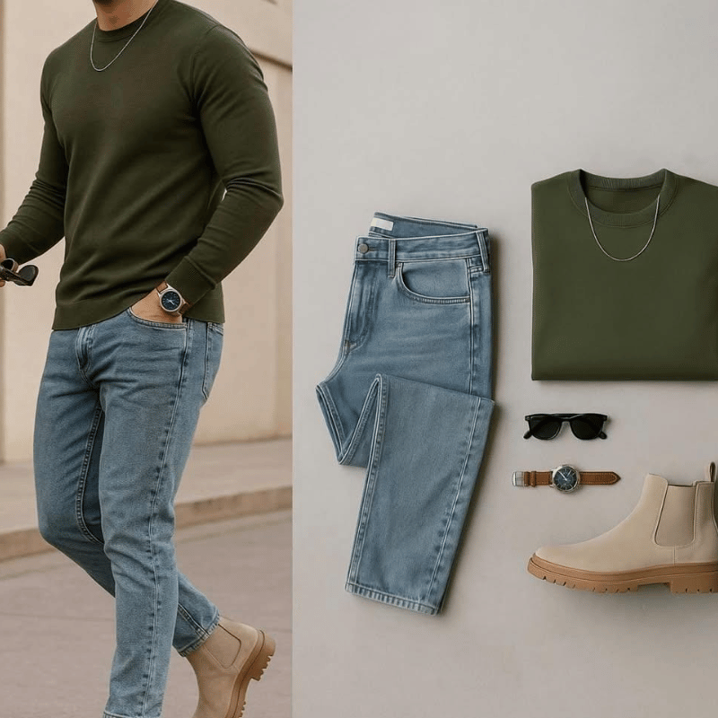 طقم ڤيستا الرجالي – أناقة يومية ستايل عصري